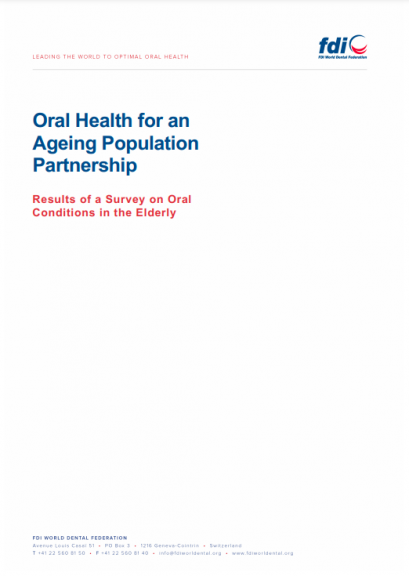 Oral health for an ageing population_Results of a survey on oral conditions in the elderly_survey