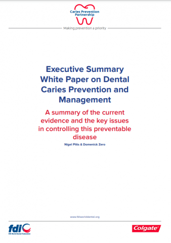 Executive summary white paper on dental caries prevention and management_white paper