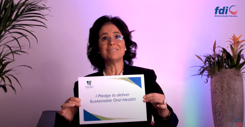 pledge for sustainable dentistry fdi president