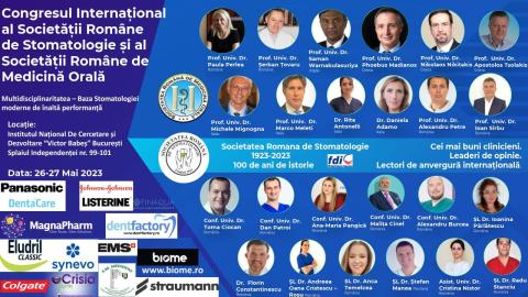 The 79th Congress with international participation of the Romanian Society of Stomatology and of the Romanian Society of Oral Medicine